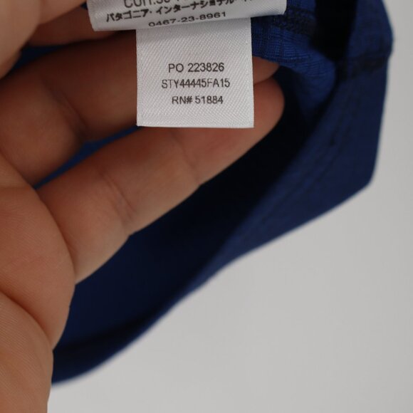 Patagonia Shirt Men's 2XL Capilene Baselayer Midweight Zip Neck Long Sleeve Blue - Picture 7 of 13